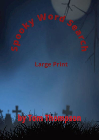 Spooky Word Search Large Print