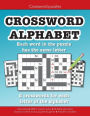 Crossword Alphabet where each word in the puzzle has the same letter: Education resources by Bounce Learning Kids