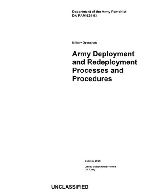 DA PAM 525-93 Military Operations: Army Deployment and Redeployment ...