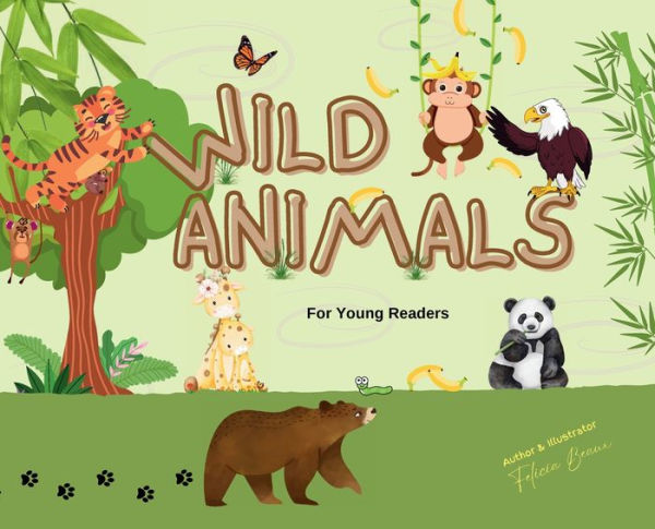 Wild Animals: For Young Readers: Coloring Edition