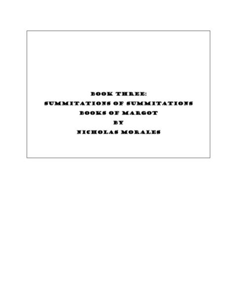 Summitations of Summitations books of margot 3