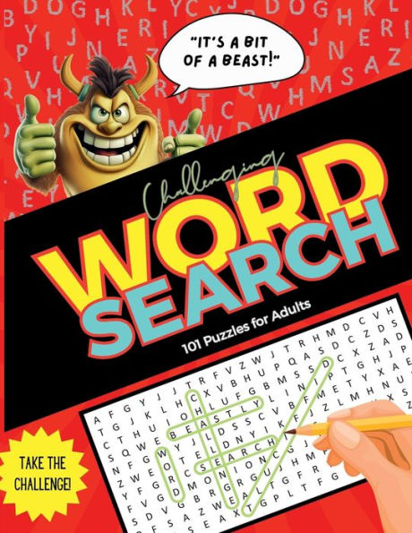Word Search For Adults: 101 Challenging Puzzles for Adults