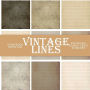 Vintage Distressed Lined Pages: Scrapbook Paper Pad