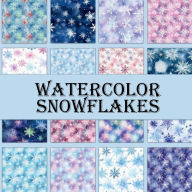 Title: Watercolor Snowflakes Background: Scrapbook Paper Pad, Author: Digital Attic Studio