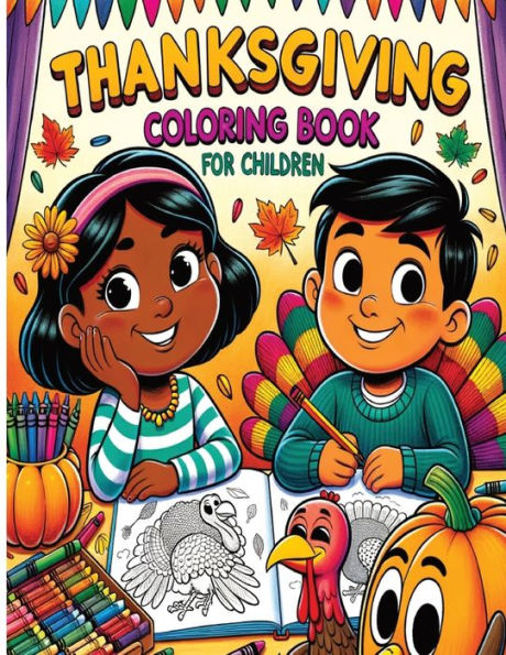 Thanksgiving Coloring Book for Children