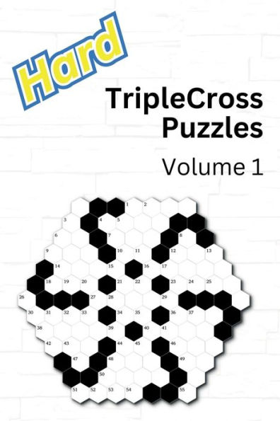 Hard TripleCross Puzzles: Volume 1