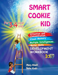 Smart Cookie Kid For 3-4 Year Olds Attention and Concentration Visual Memory Multiple Intelligences Motor Skills Book 1A