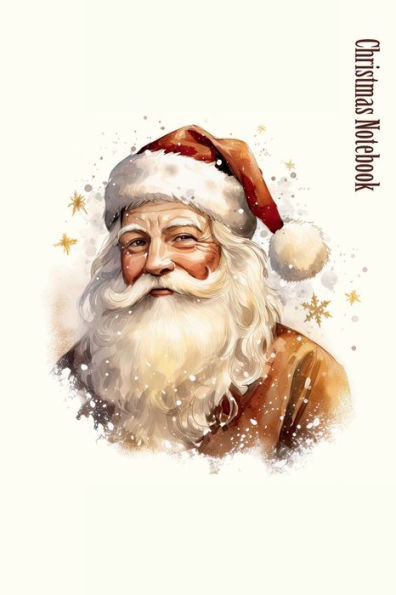 Festive Christmas Notebook: Father Christmas Santa Claus