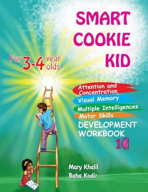 Smart Cookie Kid For 3-4 Year Olds Attention and Concentration Visual Memory Multiple Intelligences Motor Skills Book 1C