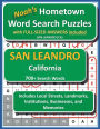 Noah's Hometown Word Search Puzzles with FULL-SIZED ANSWERS included SAN LEANDRO (CA): Includes Local Streets, Landmarks, Institutions, Businesses, and Memories