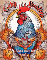 Title: Cocky Roosters Coloring Book For Adults, Author: Necea