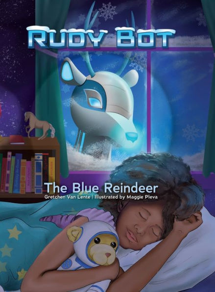 Rudy Bot: the Blue Reindeer