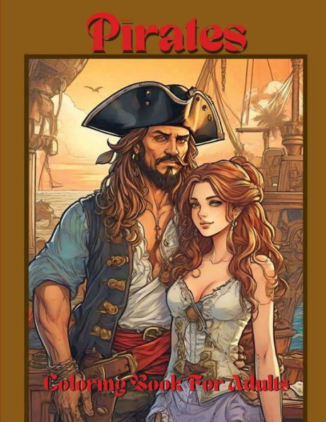 Pirates Coloring Book for Adults