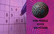Title: FUN PUZZLE WITH SOLUTIONS: Very Easy Sudoku ,Normal, Medium, Hard ,Circular Maze,Minefinder,Honeycomb Maze,, Author: Neli Ivanova