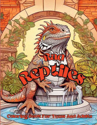 Title: Rad Reptiles Coloring Book for Teens and Adults, Author: Necea