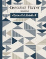 Homeschool Planner - Undated - Minimalist Notebook: 52-Week Lesson Planning, Attendance Log, Subject Planning, Field Trip Planning, Goal Tracker and More