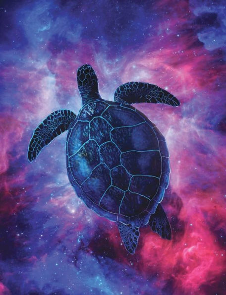 Composition Book: Space Turtle: