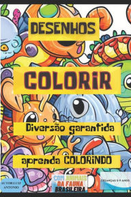 Title: Aprenda Colorindo: Desenhos para colorir animais da fauna brasileira entre outros, Author: Luiz Antonio Lima Bispo