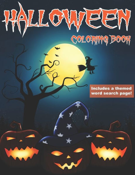Halloween Coloring Book: for kids