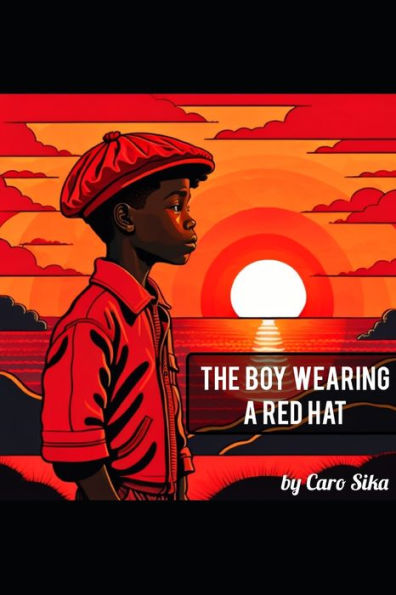 The boy wearing a red hat