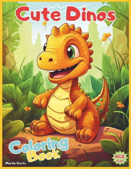 Cute Dinos: Coloring Book