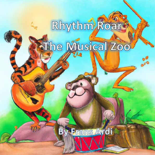 Rhythm Roar The Musical Zoo: Children Story about tiger lion monkey who plays music piano band