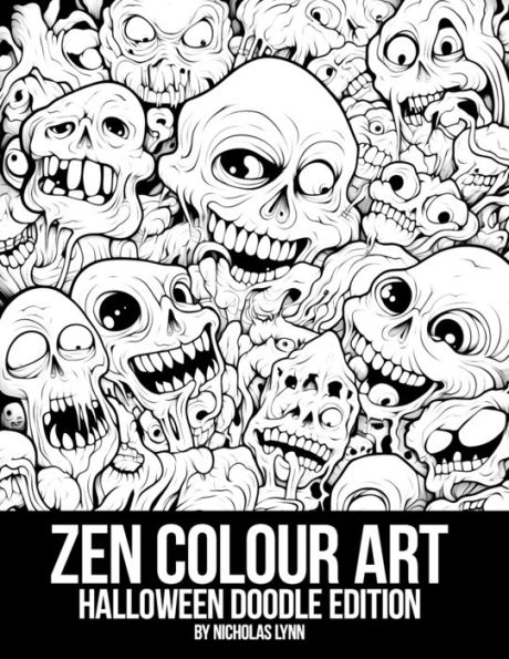 Zen Colour Art: Halloween Doodle Edition