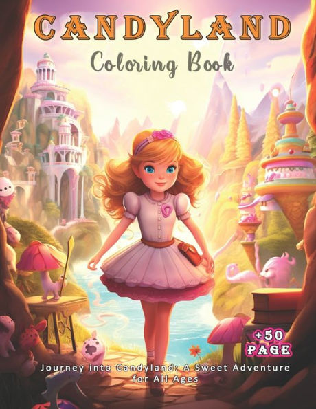 CandyLand Coloring book: Journey into Candyland - A Sweet Adventure for All Ages