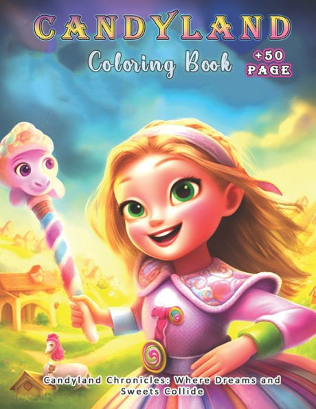 CandyLand Coloring book: Candyland Chronicles - Where Dreams and Sweets Collide