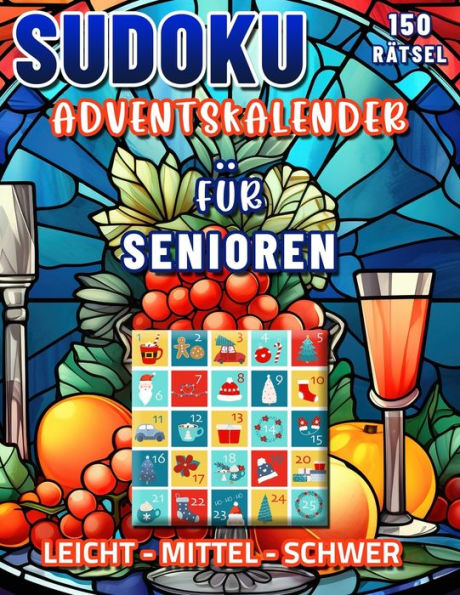 Sudoku Adventskalender Senioren: Weihnachtspuzzle Buch. Achtsame Dezember-Rätselherausforderungen
