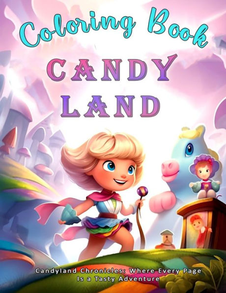 CandyLand Coloring book: Candyland Chronicles - Where Every Page Is a Tasty Adventure