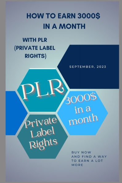 How to Earn 3000$ in a Month with PLR (Private Label Rights)