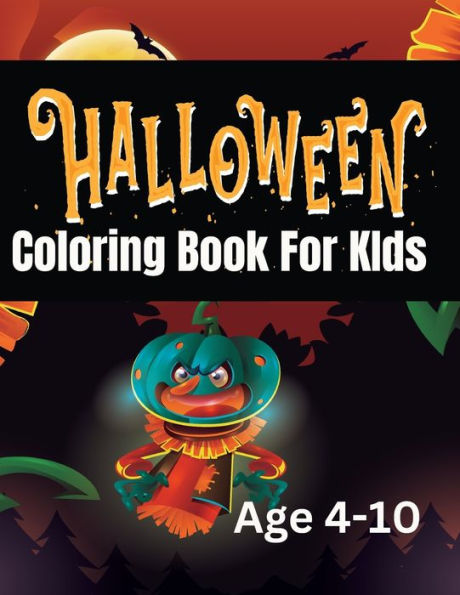 Helloween Coloring Book For Kids: Witches, Bats, and Cats: Halloween Coloring Magic