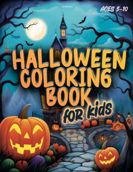 HALLOWEEN COLORING BOOK FOR KIDS: Halloween Coloring Book For Kids: Spooky Fun for Little Artists