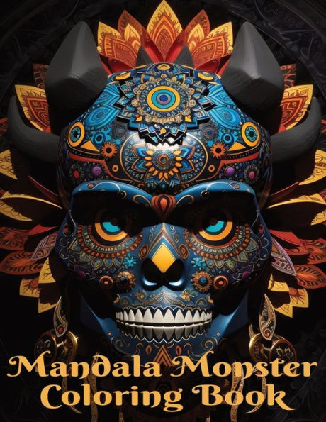 Monster Mandala: Coloring book