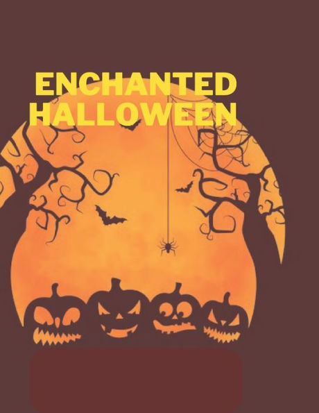 Enchanted Halloween: The spookiest Halloween color book for kids 4-9