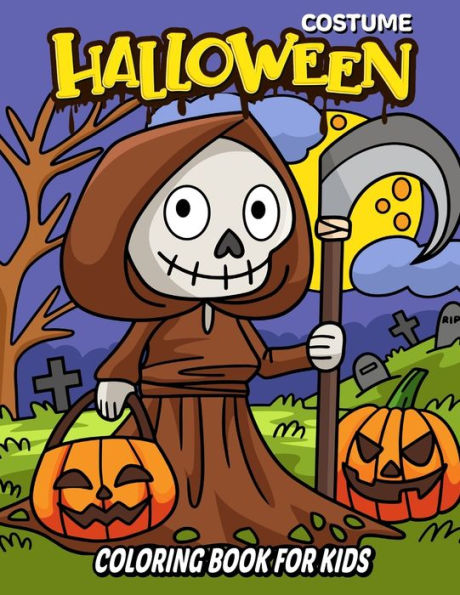 Halloween Costume Coloring Book for Kids