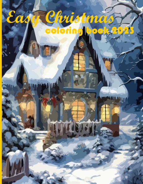 Easy Christmas Coloring Book 2023