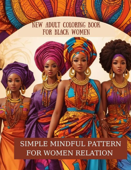 Adult Coloring Book for Black Women 