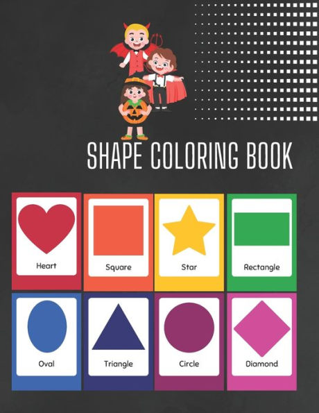 Shape Coloring Book: Geometric Art