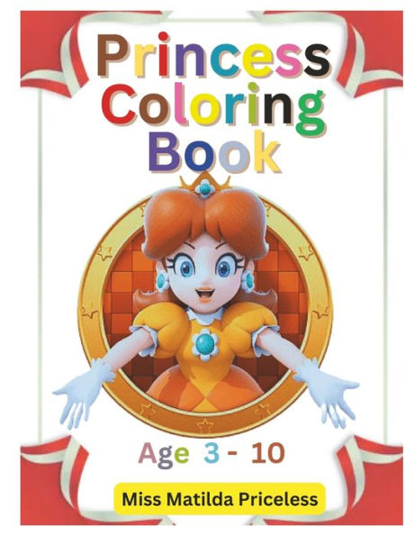 PRINCESS COLORING BOOK - KIDs: COLORING BOOK FOR GIRLS