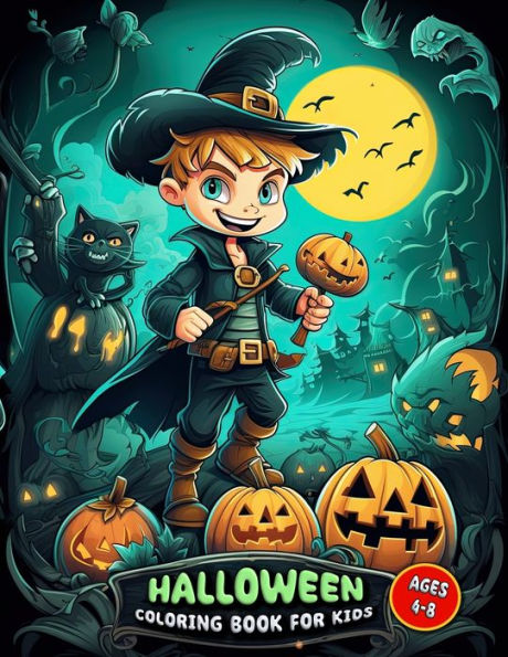 Halloween Coloring Book for Kids: Charming Halloween Worlds for Young Dreamers