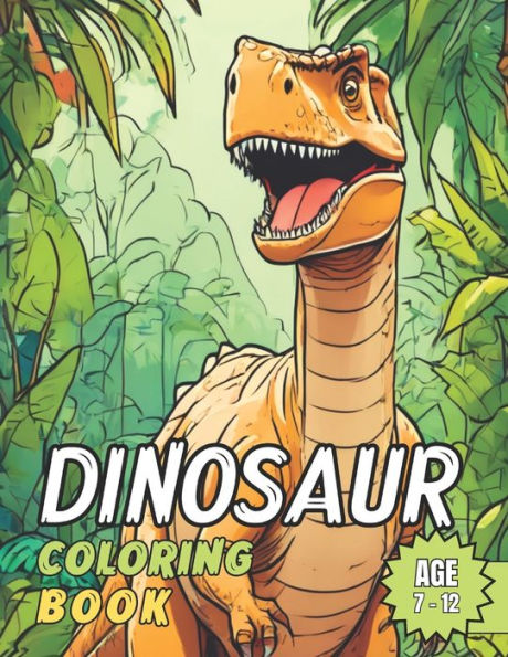 Prehistoric Palette: Dinosaur Coloring Book: Dive into the Mesozoic Era with Roaring Colors!