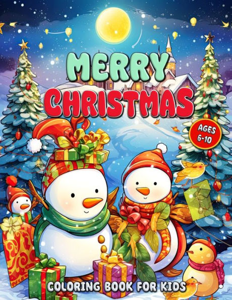 Merry Christmas Coloring Book for Kids: North Pole Coloring Adventures for Children