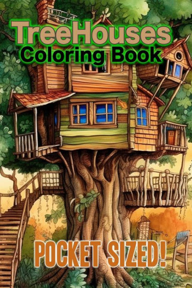 TreeHouses Coloring Book: Pocket-Sized Edition