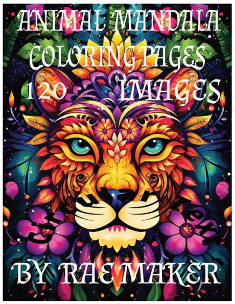 MANDALA ANIMAL COLORING PAGES: RELAXING PAGES FOR ADULTS