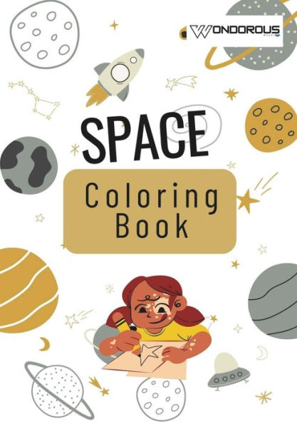 Starry Adventures: Space Coloring Book for Kids