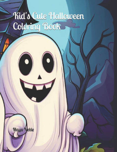 Kid's Cute Halloween Coloring Book