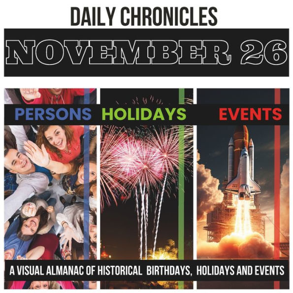 Daily Chronicles November 26: A Visual Almanac of Historical Events, Birthdays, and Holidays