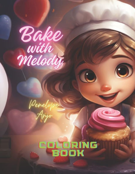 Bake With Melody: Coloring Book